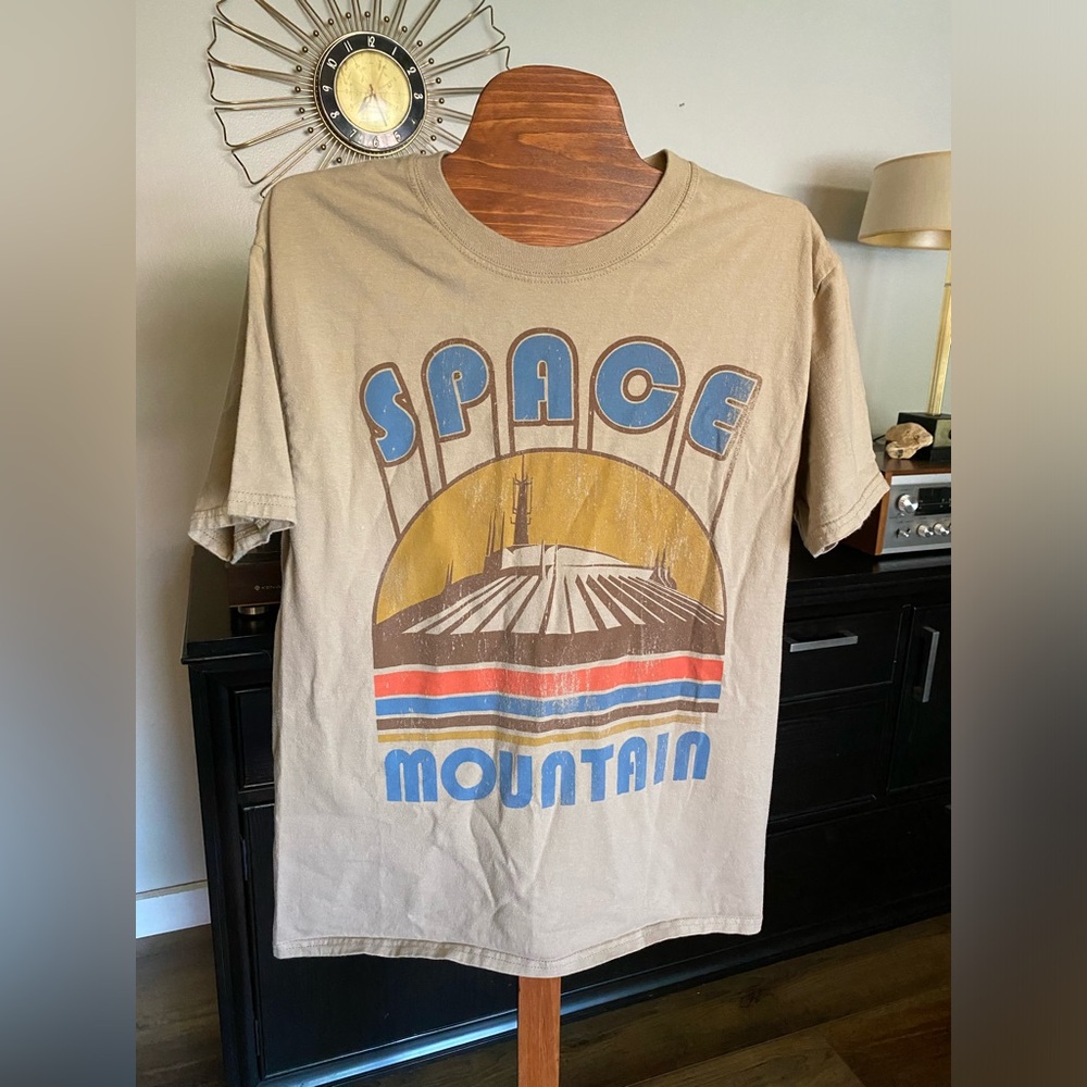 Disney Space Mountain Tan Tee